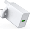 Vention Two-Port USB(A+C) Wall Charger (18W/20W) UK-Plug White
