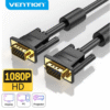 Vention 5M VGA(3+6) Male to Male Cable with ferrite cores  Black