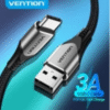 Vention USB 2.0 A Male to C Male 3A Cable Black