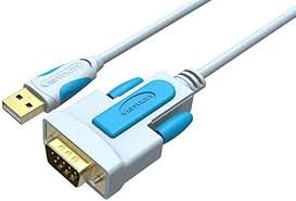 Vention 1M USB to RS232 Serial Adapter Black , VAS-C02-B100