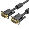 Vention 5M VGA(3+6) Male to Male Cable with ferrite cores Black, DAEBJ