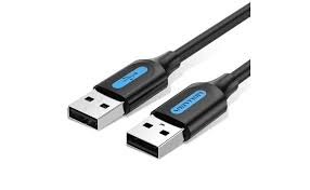 Vention USB 2.0 A Male to A Male Cable 1M Black PVC Type, COJBF