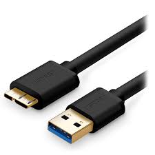 UGREEN USB-A 3.0 to Micro USB 3.0 Male Cable 0.5m (Black) – US130″