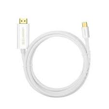 UGREEN USB Type C to HDMI Cable Male to Male ABS Case 1.5m (White) MM121