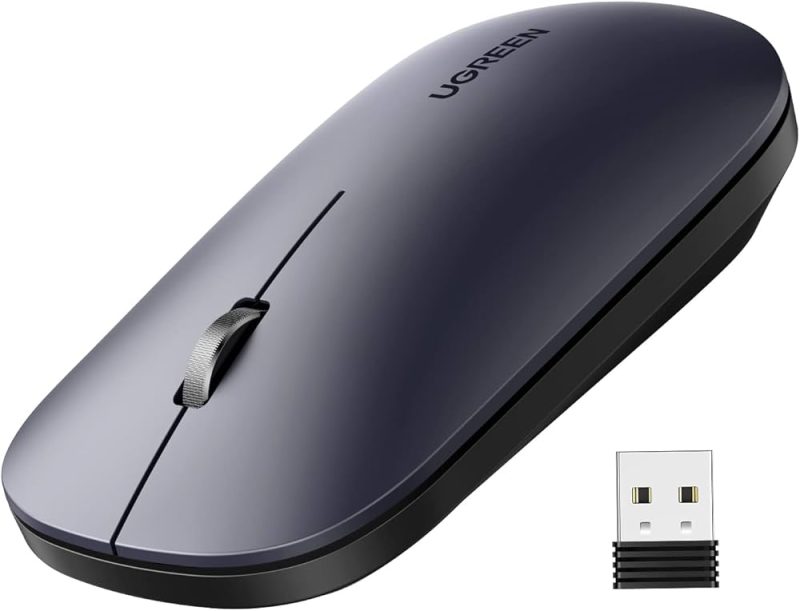 UGREEN Portable Wireless Mouse – Grey – MU001