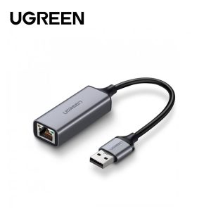 UGREEN USB 3.0 to RJ45 Gigabit Ethernet Adapter Aluminum Case (Space Gray) – CM209