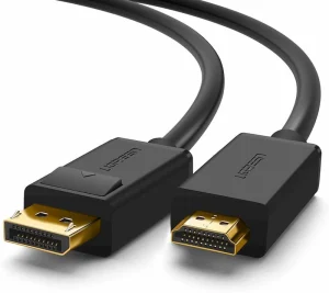 Ugreen DP101 DP Male to HDMI Male Cable 1M (UG- 10238)