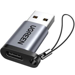 UGREEN USB-A 3.0 Male to USB-C 3.1 Female Adapter Gray – UG-50533