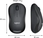 Logitech M221 Silent Wireless Mouse - Charcoal , 910-006510