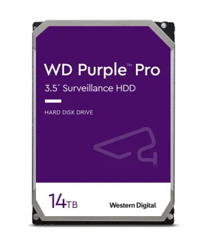 WD Purple Pro Surveillance Hard Drive 14TB, 512MB , WD141PURP