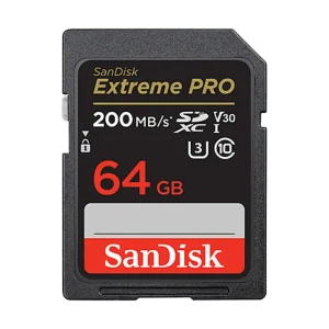 SanDisk Extreme PRO 64GB SDXC UHS-I Card 200 MBPs, SDSDXXU-064G-GN4IN