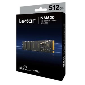 Lexar LNM620 Internal SSD M.2 PCIe Gen 3*4 NVMe 2280 - 512GB , LNM620X512G-RNNNG
