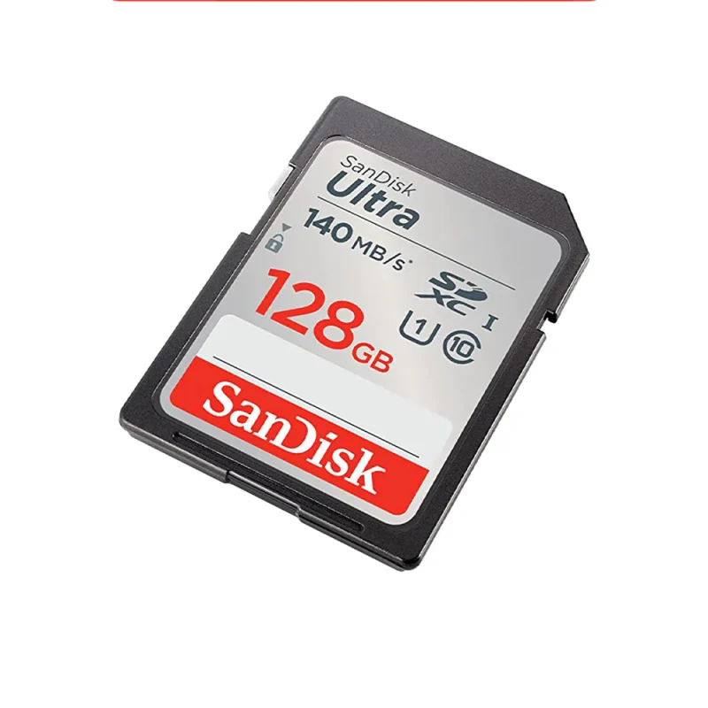 SanDisk Ultra SDXC 128GB UHS-I card 140MB/s Class 10, SDSDUNB-128G-GN6IN