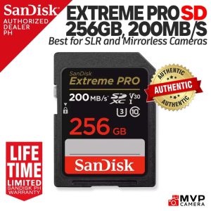 SanDisk Extreme PRO 256GB SDXC UHS-I Card 200 MBPs, SDSDXXD-256G-GN4IN