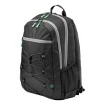 HP 15.6" Active Backpack - Black/Mint Green , 1LU22AA