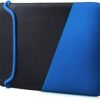 HP Black/Blue Neoprene Sleeve 15.6" , V5C31AA