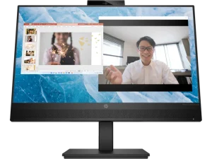 HP M24m 23.8"" FHD Conferencing Monitor, Integrated Webcam, Integrated Speakers, Height Adjustable, Black Color, Connectivity: 1 SuperSpeed USB Type-C 5Gbps signaling rate (up to 65W USB Power Delivery, Alt Mode DisplayPort 1.2), 1 HDMI 1.4, 1 DisplayPort 1.2, 1 3.5mm Audio Jack (Audio Out), 2 SuperSpeed USB Type-A 5Gbps signaling rate, Security Cable Slot - 678U5AA