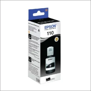 INK CART EPSON 110 Black Ink for Eco Tank M3170 , M2120 ,M1120,  M3140, M1180, M1100,  M2170, M1170,M3180 ,M 2140,  M1140 - 120 ml , C13T03P14A