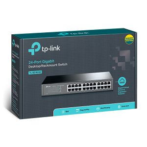 TP-Link 24-Port 10/100/1000Mbps Gigabit Desktop Rackmount Switch , TL-SG1024D