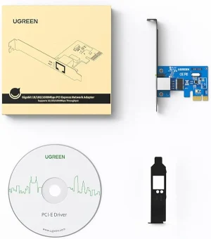 UGREEN Gigabit 10/100/1000Mbps PCI Express Network Adapter , US230