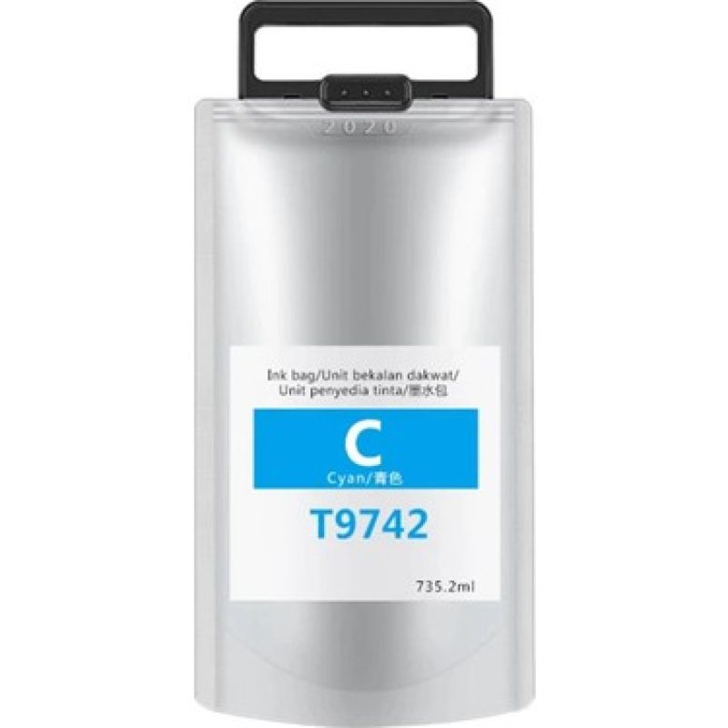 Epson T9742 Cyan XXL Ink Cartridge for WF-C869R Series , C13T974200