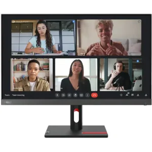 Lenovo ThinkVision S24i-30 23.8"" FHD Monitor, Raven Black Color, Connectivity: 1 VGA, 1 HDMI 1.4 - 63DEKAT3UK