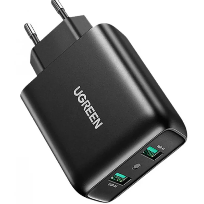 Ugreen CD161 USB Fast Charger UK Black (UG- 70164) - Image 2