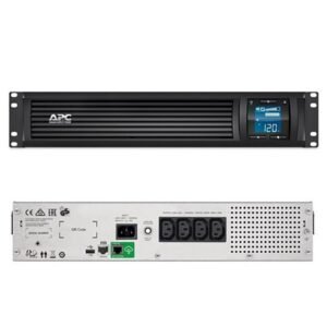 APC 1000VA 230V Smart-UPS C LCD RM 2U with Smart Connect Rackmount (SMC1000I-2UC)